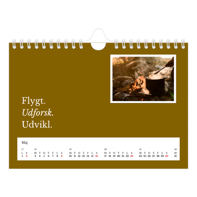 A5 Foto Kalender — Redaktionel Jord [Maj]