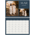 Fotokalender A4 dobbelt (30 x 40 cm) — Skifer & seriffer [Marts]
