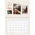 Fotokalender A4 dobbelt (30 x 40 cm) — Vintage scrapbooking [April]