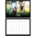 Fotokalender A4 dobbelt (30 x 40 cm) — Sort minimal [kalender forside]