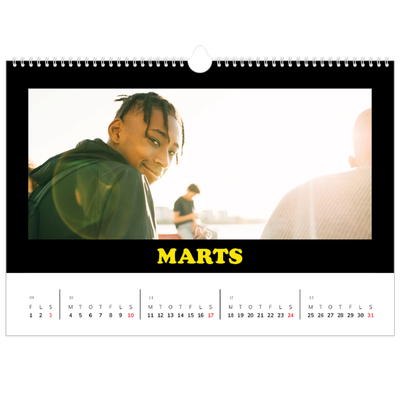 A5 Foto Kalender — Sjov type [Juni]