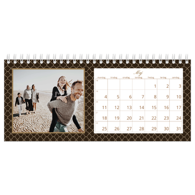 Bordkalendere — Vintage monokrom [kalender forside]