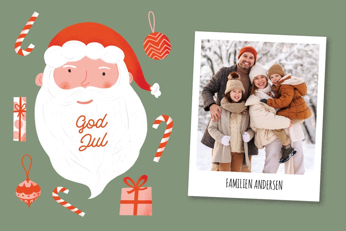 Kort — Glad julemand