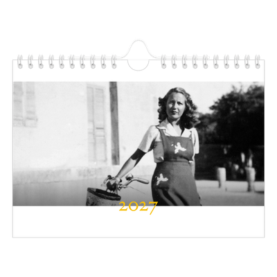 A5 Foto Kalender — Heritage-stil [kalender forside]