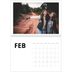 Fotokalender A4 dobbelt (30 x 40 cm) — White space [Februar]