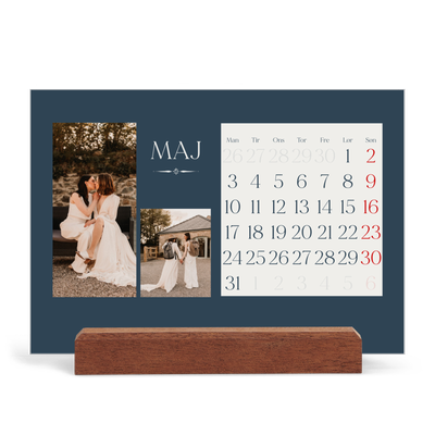 Staffeli kalender - liggende  — Skifer & seriffer [kalender forside]