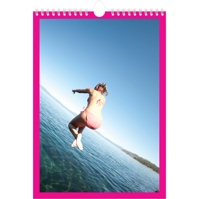 Fotokalender A4 (20 x 30 cm) — Skarpe farver [kalender forside]
