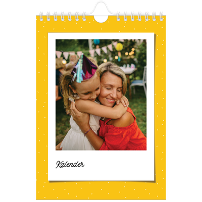 A5 Foto Kalender — Farverige minder [kalender forside]