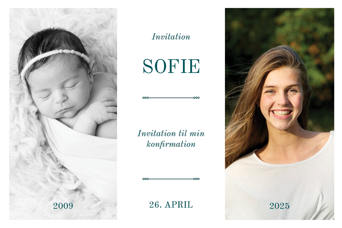 Invitationer — Dengang og nu