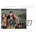 Fotokalender A4 — Måneder i tal [kalender forside]