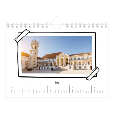 A5 Foto Kalender — Albums øjeblik [April]
