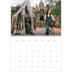 Fotokalender A4 dobbelt (30 x 40 cm) — Simpel serif [kalender forside]