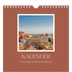 Årskalender kvadratisk — Klassiske farver [kalender forside]