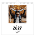 Årskalender kvadratisk — Håndskrevet [kalender forside]