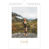 A5 Foto Kalender — Håndskrevet måned [kalender forside]