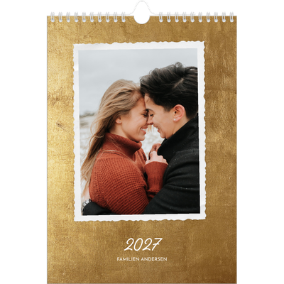 Fotokalender A4 (20 x 30 cm) — Vintage [kalender forside]