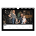 A5 Foto Kalender — Sort ramme [Januar]