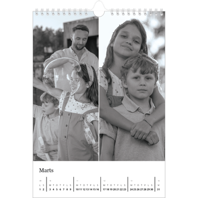 Fotokalender A4 (20 x 30 cm) — Billeder i fokus [Marts]