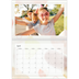 Fotokalender A4 dobbelt (30 x 40 cm) — Akvarelspot [April]