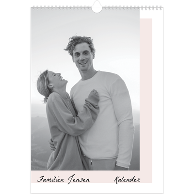 Årskalender A3 — Farverige rammer [kalender forside]