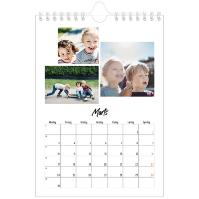 A5 Foto Kalender — Bogen om mig [Marts]