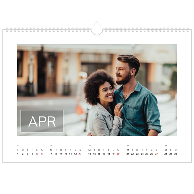 A3 Foto Kalender — Stor dato [April]