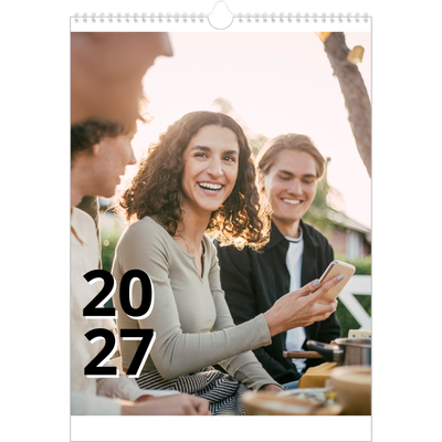 Årskalender A3 — Bogstav og tal [kalender forside]