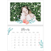 Fotokalender A4 dobbelt (30 x 40 cm) — Blomsterillustrationer [Marts]