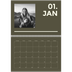 Fotokalender A4 dobbelt (30 x 40 cm) — Moderne og dristig [Januar]