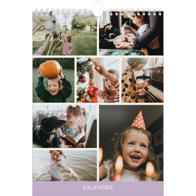 Fotokalender A4 (20 x 30 cm) — Pastel kapitler [kalender forside]