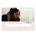 A5 Foto Kalender — Overlappende tekst [Marts]