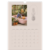 Årskalender A3 — Enkel botanisk [kalender forside]