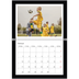 Fotokalender A4 dobbelt (30 x 40 cm) — Sort baggrund [Februar]
