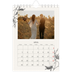 A5 Foto Kalender — Blek & blomst [April]