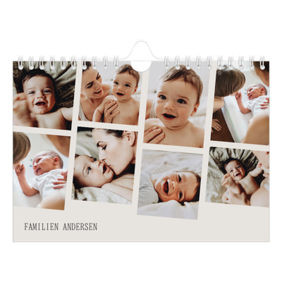 A5 Foto Kalender — Dynamiske billeder [kalender forside]
