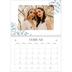 Fotokalender A4 dobbelt (30 x 40 cm) — Elegant blomstret [Februar]