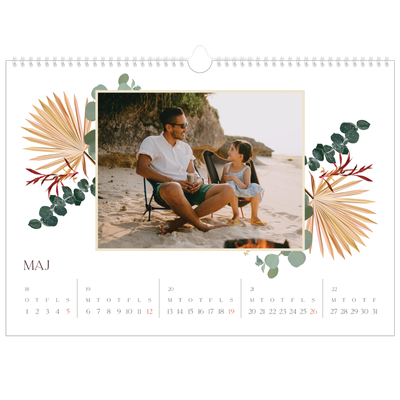 A3 Foto Kalender — Bohemsk stil [kalender forside]