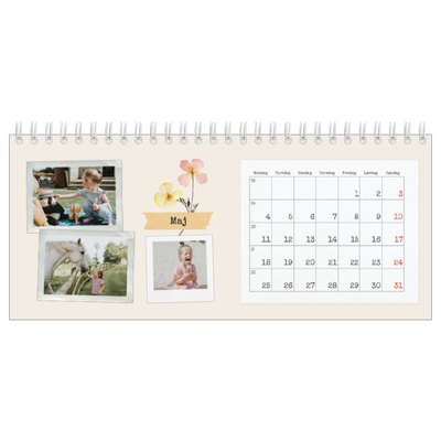 Bordkalendere — Vintage scrapbooking [kalender forside]