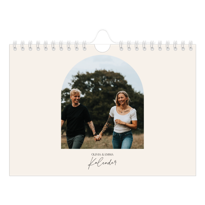 A5 Foto Kalender — Buet billederamme [kalender forside]