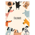 Årskalender A3 — Hundepoter og kruseduller [kalender forside]
