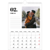 Fotokalender A4 (20 x 30 cm) — Serif og øjeblikke [Februar]