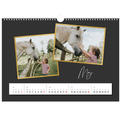 A3 Foto Kalender — Gode minder [kalender forside]