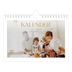 A5 Foto Kalender — Guld stor skrift [kalender forside]