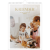 Fotokalender A4 (20 x 30 cm) — Guld stor skrift [kalender forside]