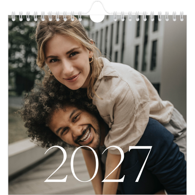 Årskalender kvadratisk — Store billeder [kalender forside]