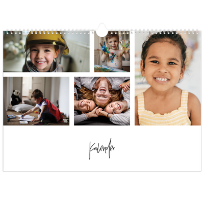 A3 Foto Kalender — Billedcollage [kalender forside]