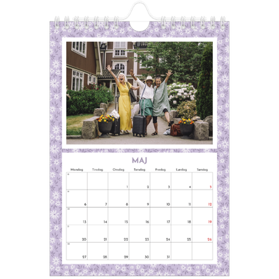 A5 Foto Kalender — Fuld blomstring [kalender forside]