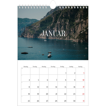 Fotokalender A4 — Endeløs flugt