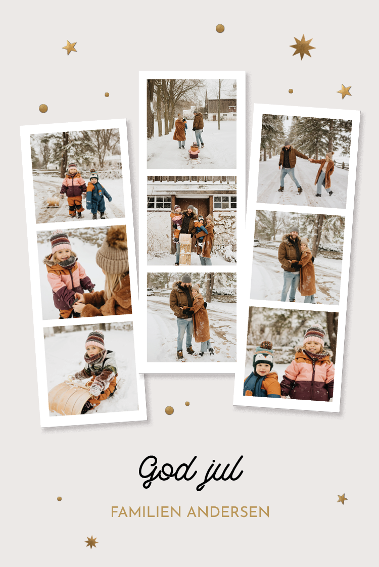 Kort — Drys af sne og stjerner