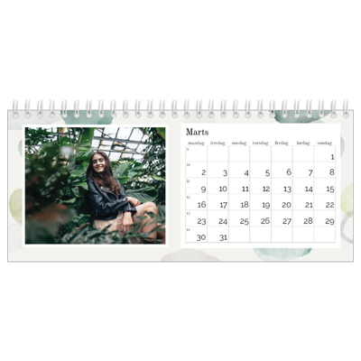 Bordkalendere — Akvarelspot [Marts]